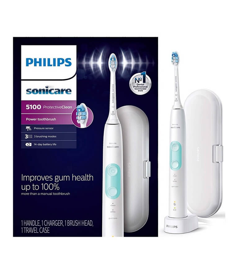 Bàn chải điện Philips Sonicare Protective Clean 5100 sở hữu nhiều tính năng vượt trội