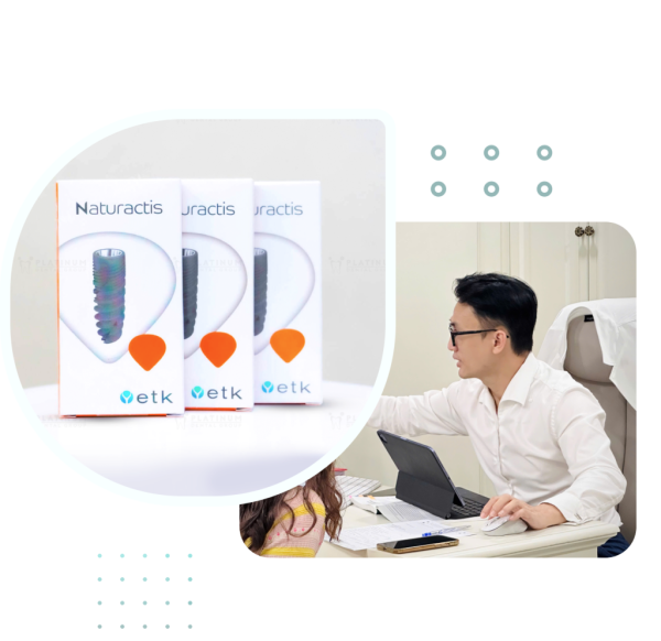 Vật liệu Implant cao cấp - đảm bảo tích hợp xương nhanh, an toàn cho người lớn tuổi