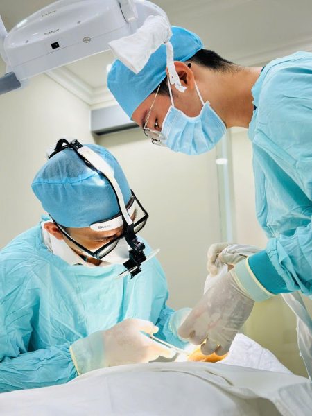 Bác sĩ sẽ thực hiện các kỹ thuật hỗ trợ như nâng xoang hoặc ghép xương để tạo nền tảng chắc chắn trước khi đặt trụ