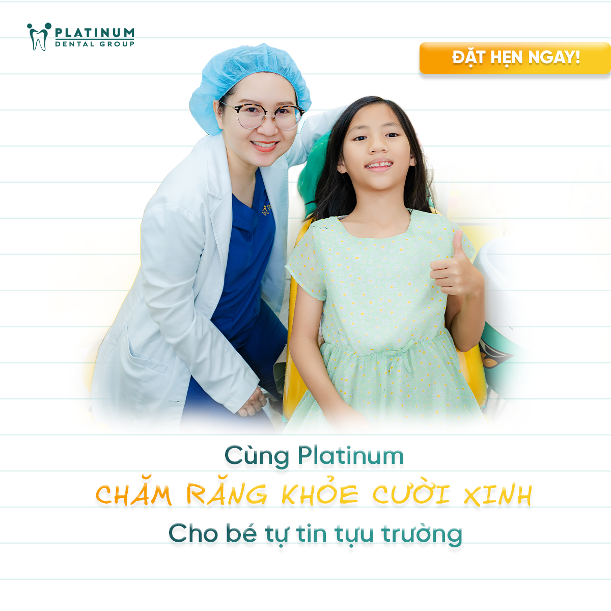BACK TO SCHOOL: Em cười rạng ngời sẵn sàng đón năm học mới cùng Platinum Dental 4 Niềng răng cho con ngay lúc chuẩn bị tựu trường, liệu có tiện không?