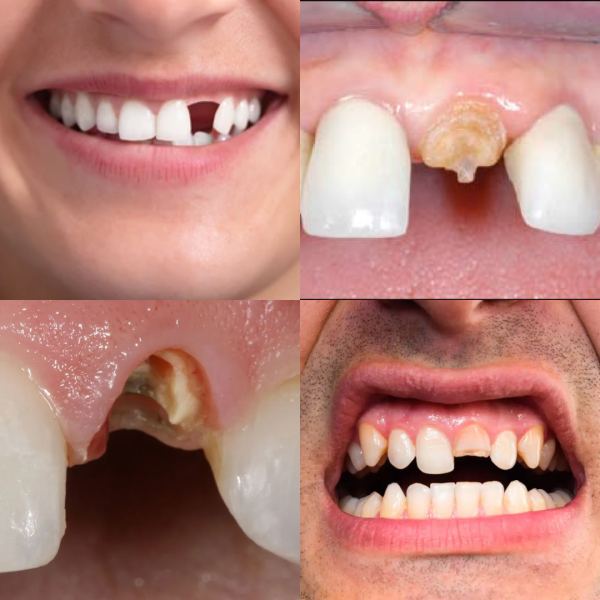 Broken tooth – Symptoms, treatment, and restoration at Platinum Dental Group 1 Signs of a broken or damaged tooth: sharp edges, sensitivity, visible cracks or chips, and swollen gums can all indicate underlying dental issues.