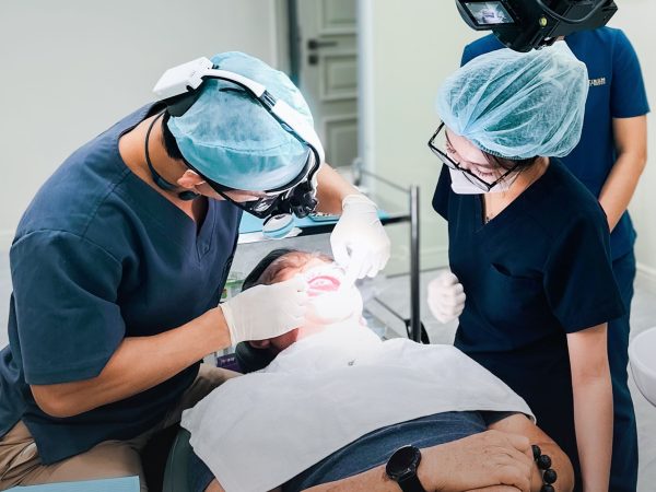 The dentist will place the Implant post to replace the missing tooth