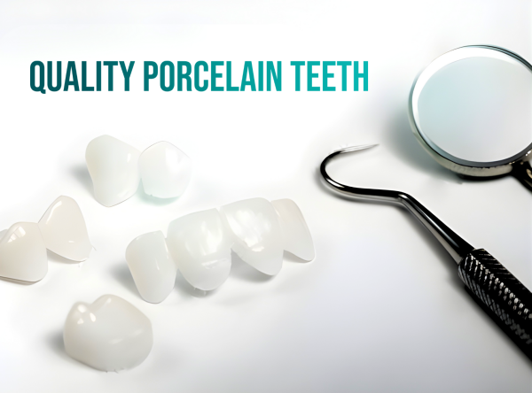 Discover the safe porcelain teeth making process at Platinum Dental Group 14 Quality porcelain teeth