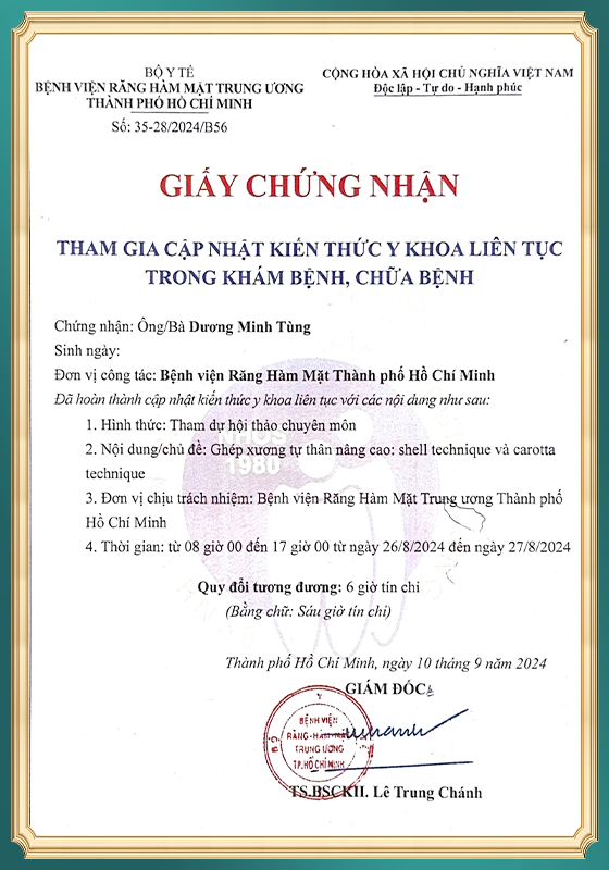 bang cap bs duong minh tung9